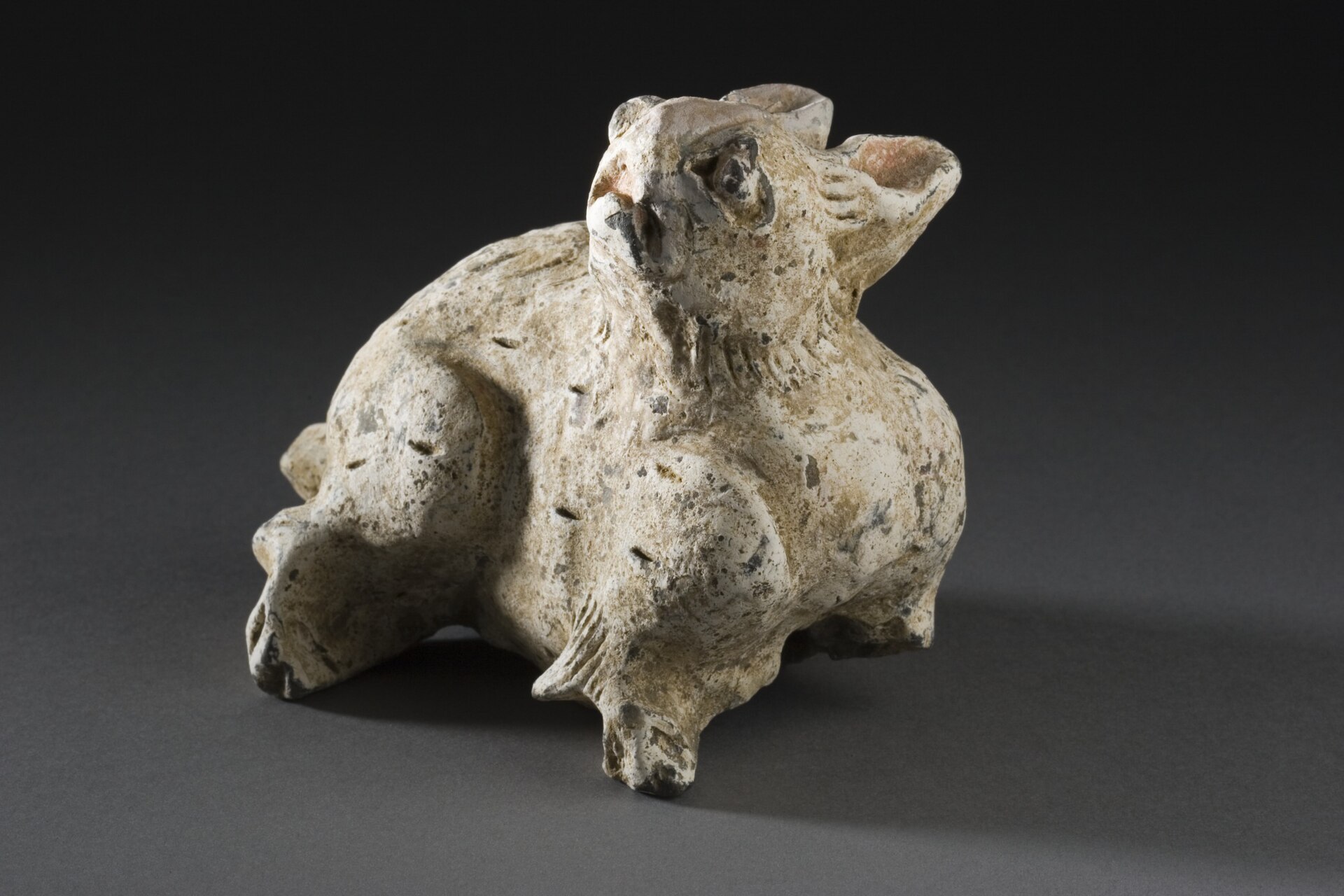 元代陶狗俑（LACMA 藏）