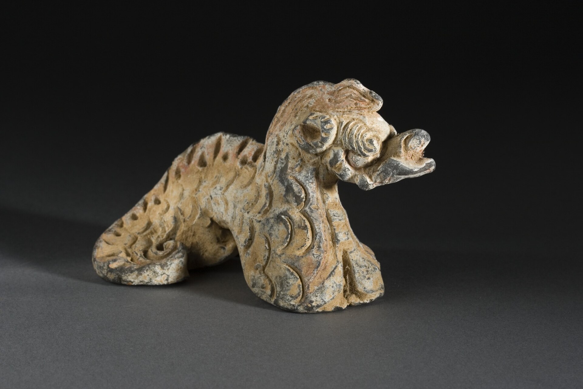 元代陶龙俑（LACMA 藏）