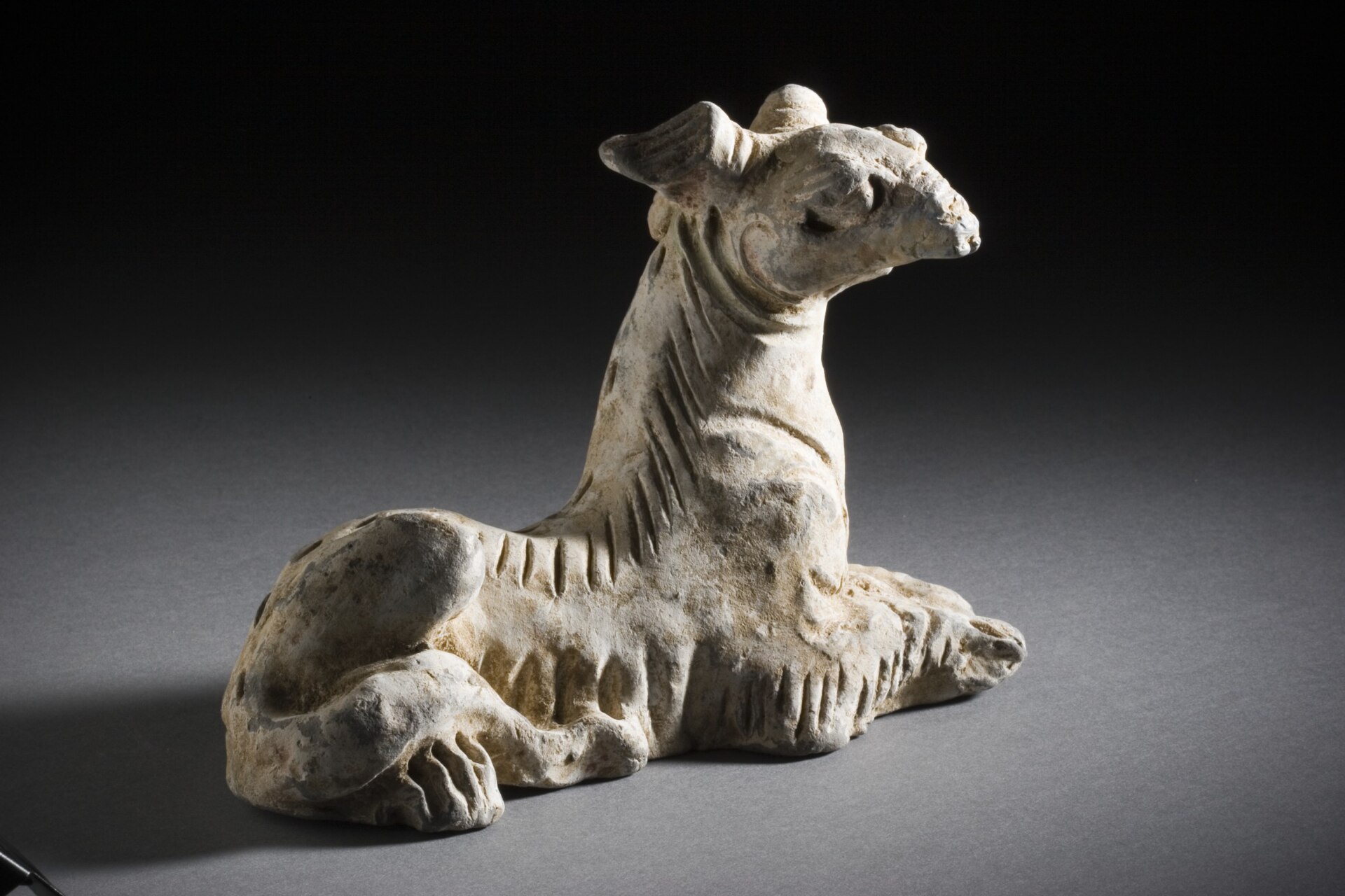 元代陶兔俑（LACMA 藏）