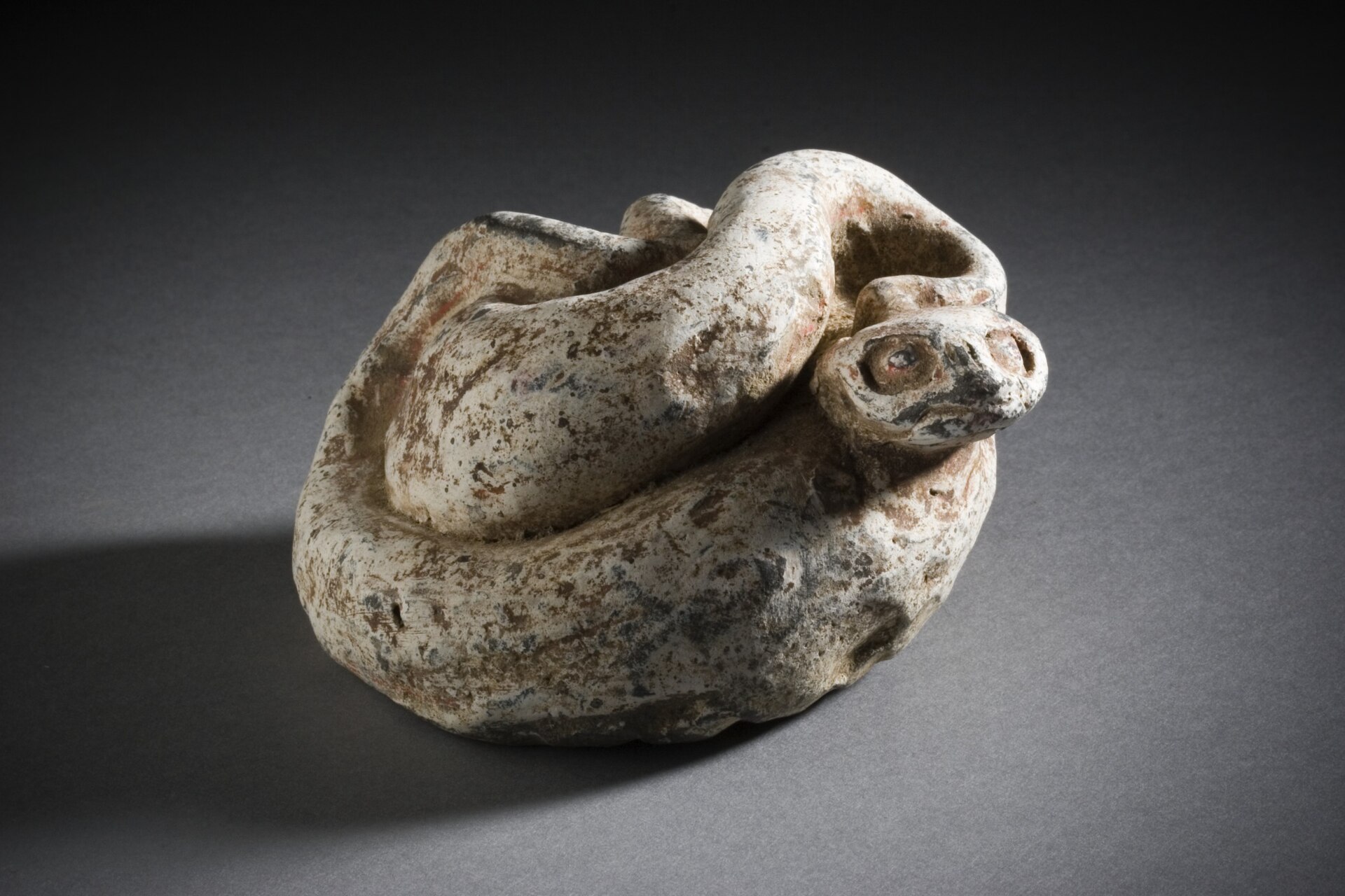 元代陶蛇俑（LACMA 藏）